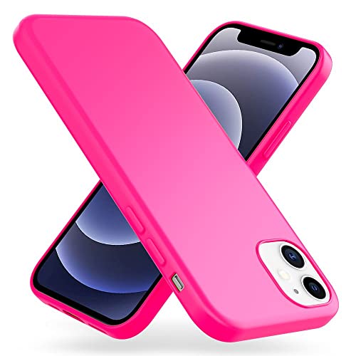 Kaliroo Neon Case kompatibel mit iPhone 12 MINI Hülle, Farbig Bunte Silikon Schutzhülle Handy-Tasche Cover Dünn, Ultra-Slim Soft Bumper Etui Handyhülle Backcover Flexibel Stoßfest Weich, Farbe:Pink Kaliroo Neon Case kompatibel mit iPhone 12 MINI Hülle, Farbig Bunte Silikon Schutzhülle Handy-Tasche Cover Dünn, Ultra-Slim Soft Bumper Etui Handyhülle Backcover Flexibel Stoßfest Weich, Farbe:Pink von Kaliroo