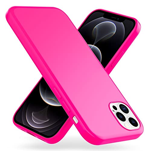 Kaliroo Neon Case kompatibel mit iPhone 12 PRO MAX Hülle, Farbig Bunte Silikon Schutzhülle Handy-Tasche Cover Dünn, Ultra-Slim Soft Bumper Etui Handyhülle Backcover Flexibel Stoßfest, Farbe:Pink Kaliroo Neon Case kompatibel mit iPhone 12 PRO MAX Hülle, Farbig Bunte Silikon Schutzhülle Handy-Tasche Cover Dünn, Ultra-Slim Soft Bumper Etui Handyhülle Backcover Flexibel Stoßfest, Farbe:Pink von Kaliroo