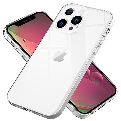 Kaliroo Schutzhülle Transparent kompatibel mit iPhone 13 PRO MAX Hülle, Durchsichtig Klar Anti-Gelb Robust Stoßfest, Clear Case Silikon Handyhülle Soft Cover Flexibel, Dünne Handy-Tasche Phone Etui Kaliroo Schutzhülle Transparent kompatibel mit iPhone 13 PRO MAX Hülle, Durchsichtig Klar Anti-Gelb Robust Stoßfest, Clear Case Silikon Handyhülle Soft Cover Flexibel, Dünne Handy-Tasche Phone Etui von Kaliroo
