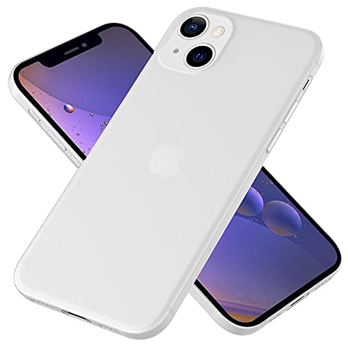 Kaliroo Ultra-Dünnes Hardcase 0,3mm kompatibel mit iPhone 13 Hülle, Halb-Transparent Matt Anti-Fingerabdruck Kratzfest Ultra-Leicht, Extra-Dünne Schutzhülle Thin-Fit Hardcover Backcase, Farbe:Weiß Kaliroo Ultra-Dünnes Hardcase 0,3mm kompatibel mit iPhone 13 Hülle, Halb-Transparent Matt Anti-Fingerabdruck Kratzfest Ultra-Leicht, Extra-Dünne Schutzhülle Thin-Fit Hardcover Backcase, Farbe:Weiß von Kaliroo
