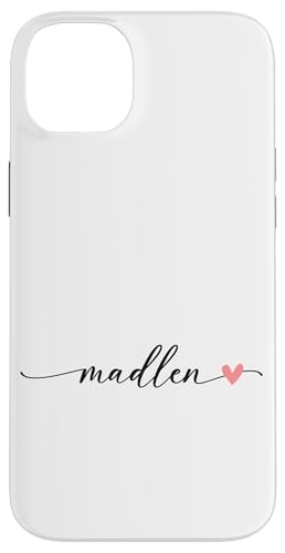 Madlen Name Vorname Kalligrafie Herzlinie Weiss Pastell Rosa Hülle für iPhone 14 Plus Madlen Name Vorname Kalligrafie Herzlinie Weiss Pastell Rosa Hülle für iPhone 14 Plus von Kalligrafie Personalisierte Vornamen