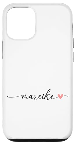 Mareike Name Vorname Kalligrafie Herzlinie Weiss Pastellrosa Hülle für iPhone 12/12 Pro Mareike Name Vorname Kalligrafie Herzlinie Weiss Pastellrosa Hülle für iPhone 12/12 Pro von Kalligrafie Personalisierte Vornamen