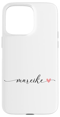 Mareike Name Vorname Kalligrafie Herzlinie Weiss Pastellrosa Hülle für iPhone 15 Pro Max Mareike Name Vorname Kalligrafie Herzlinie Weiss Pastellrosa Hülle für iPhone 15 Pro Max von Kalligrafie Personalisierte Vornamen