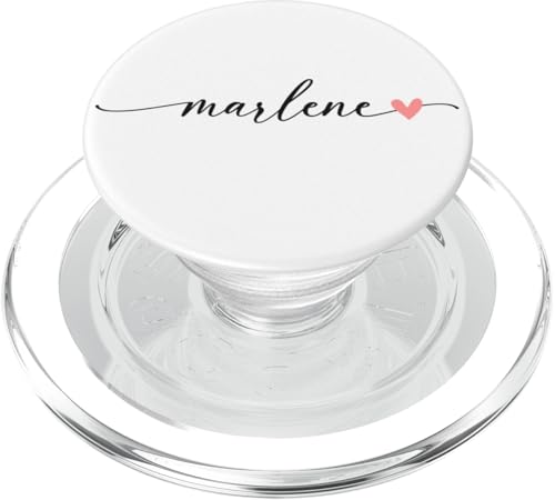 Marlene Name Vorname Kalligrafie Herzlinie Weiss Pastellrosa PopSockets PopGrip für MagSafe Marlene Name Vorname Kalligrafie Herzlinie Weiss Pastellrosa PopSockets PopGrip für MagSafe von Kalligrafie Personalisierte Vornamen