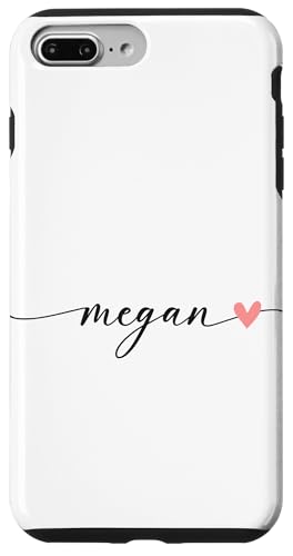 Megan Name Vorname Kalligrafie Herzlinie Weiss Pastell Rosa Hülle für iPhone 7 Plus/8 Plus Megan Name Vorname Kalligrafie Herzlinie Weiss Pastell Rosa Hülle für iPhone 7 Plus/8 Plus von Kalligrafie Personalisierte Vornamen