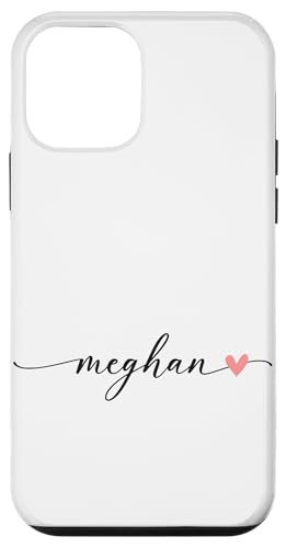 Meghan Name Vorname Kalligrafie Herzlinie Weiss Pastell Rosa Hülle für iPhone 12 mini Meghan Name Vorname Kalligrafie Herzlinie Weiss Pastell Rosa Hülle für iPhone 12 mini von Kalligrafie Personalisierte Vornamen