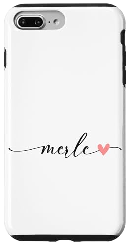 Merle Name Vorname Kalligrafie Herzlinie Weiss Pastell Rosa Hülle für iPhone 7 Plus/8 Plus Merle Name Vorname Kalligrafie Herzlinie Weiss Pastell Rosa Hülle für iPhone 7 Plus/8 Plus von Kalligrafie Personalisierte Vornamen