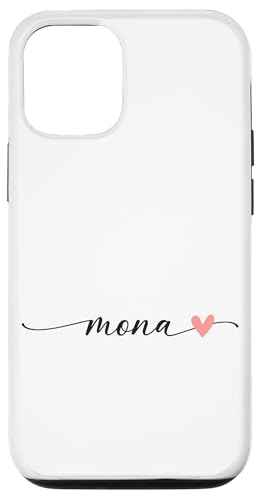 Mona Name Vorname Kalligrafie Herzlinie Weiss Pastell Rosa Hülle für iPhone 12/12 Pro Mona Name Vorname Kalligrafie Herzlinie Weiss Pastell Rosa Hülle für iPhone 12/12 Pro von Kalligrafie Personalisierte Vornamen