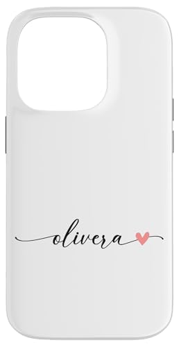 Olivera Name Vorname Kalligrafie Herzlinie Pastell Rosa Hülle für iPhone 14 Pro Olivera Name Vorname Kalligrafie Herzlinie Pastell Rosa Hülle für iPhone 14 Pro von Kalligrafie Personalisierte Vornamen