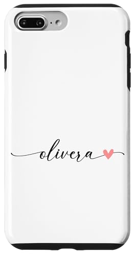 Olivera Name Vorname Kalligrafie Herzlinie Pastell Rosa Hülle für iPhone 7 Plus/8 Plus Olivera Name Vorname Kalligrafie Herzlinie Pastell Rosa Hülle für iPhone 7 Plus/8 Plus von Kalligrafie Personalisierte Vornamen
