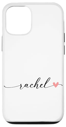 Rachel Name Vorname Kalligrafie Herzlinie Weiss Pastell Rosa Hülle für iPhone 12/12 Pro Rachel Name Vorname Kalligrafie Herzlinie Weiss Pastell Rosa Hülle für iPhone 12/12 Pro von Kalligrafie Personalisierte Vornamen