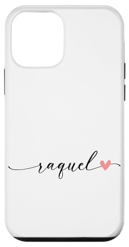 Raquel Name Vorname Kalligrafie Herzlinie Weiss Pastell Rosa Hülle für iPhone 12 mini Raquel Name Vorname Kalligrafie Herzlinie Weiss Pastell Rosa Hülle für iPhone 12 mini von Kalligrafie Personalisierte Vornamen