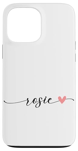Rosie Name Vorname Kalligrafie Herzlinie Weiss Pastell Rosa Hülle für iPhone 13 Pro Max Rosie Name Vorname Kalligrafie Herzlinie Weiss Pastell Rosa Hülle für iPhone 13 Pro Max von Kalligrafie Personalisierte Vornamen
