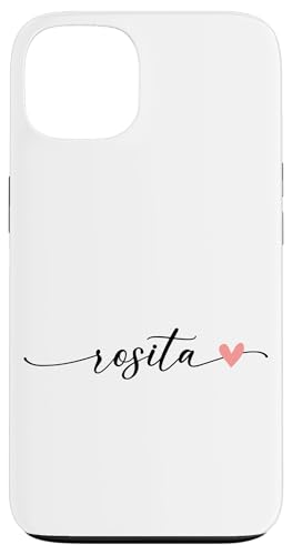 Rosita Name Vorname Kalligrafie Herzlinie Weiss Pastell Rosa Hülle für iPhone 13 Rosita Name Vorname Kalligrafie Herzlinie Weiss Pastell Rosa Hülle für iPhone 13 von Kalligrafie Personalisierte Vornamen