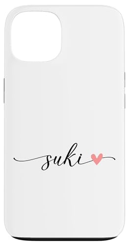 Suki Name Vorname Kalligrafie Herzlinie Weiss Pastell Rosa Hülle für iPhone 13 Suki Name Vorname Kalligrafie Herzlinie Weiss Pastell Rosa Hülle für iPhone 13 von Kalligrafie Personalisierte Vornamen