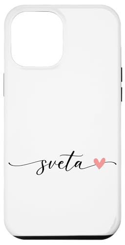Sveta Name Vorname Kalligrafie Herzlinie Weiss Pastell Rosa Hülle für iPhone 12 Pro Max Sveta Name Vorname Kalligrafie Herzlinie Weiss Pastell Rosa Hülle für iPhone 12 Pro Max von Kalligrafie Personalisierte Vornamen