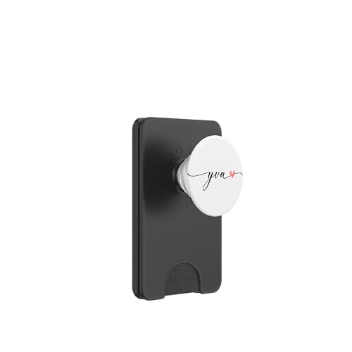 Yva Name Vorname Kalligrafie Herzlinie Weiss Pastell Rosa PopSockets PopWallet für MagSafe Yva Name Vorname Kalligrafie Herzlinie Weiss Pastell Rosa PopSockets PopWallet für MagSafe von Kalligrafie Personalisierte Vornamen