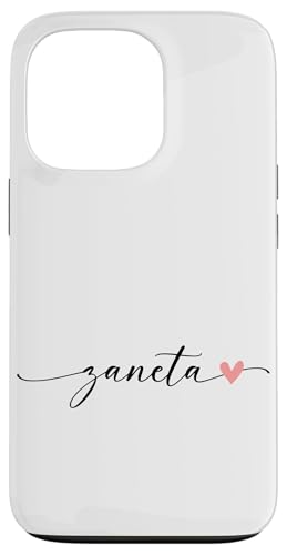 Zaneta Name Vorname Kalligrafie Herzlinie Weiss Pastell Rosa Hülle für iPhone 13 Pro Zaneta Name Vorname Kalligrafie Herzlinie Weiss Pastell Rosa Hülle für iPhone 13 Pro von Kalligrafie Personalisierte Vornamen