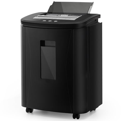 Kalopsia Automatischer Aktenvernichter mit Mikroschnitt: 150 Blatt Einzug, P-4 Sicherheit, 40 Min Dauerbetrieb, 25L Rollenbehälter, Leise Tragbarer Schredder für Büro, Hause, Schulen, Unternehmen Kalopsia Automatischer Aktenvernichter mit Mikroschnitt: 150 Blatt Einzug, P-4 Sicherheit, 40 Min Dauerbetrieb, 25L Rollenbehälter, Leise Tragbarer Schredder für Büro, Hause, Schulen, Unternehmen von Kalopsia