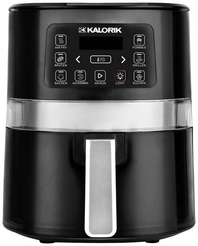 Kalorik TKG FTL 2000 Heißluft-Fritteuse 1600W Cool-Touch-Gehäuse, Timerfunktion, Antihaftbeschicht von Kalorik