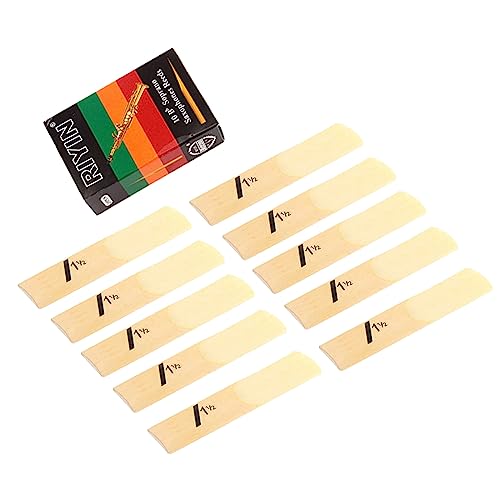 10-teiliges Saxophon-Set mit Stärke 1,5, 2,0, 2,5, 3,5, für Sopransaxophon, Holzblaszubehör, Ersatz 10-teiliges Saxophon-Set mit Stärke 1,5, 2,0, 2,5, 3,5, für Sopransaxophon, Holzblaszubehör, Ersatz von Kalttoy