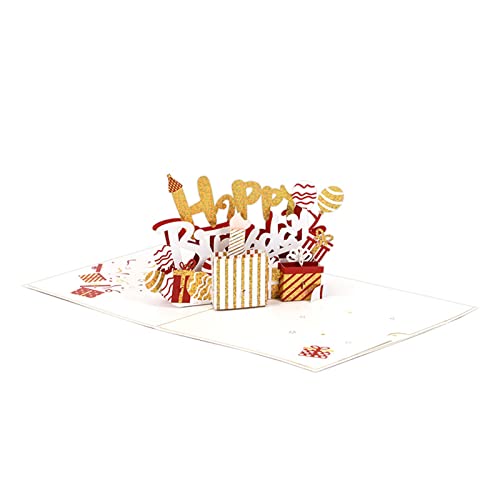 3D-Karten Grußkarten mit Umschlag, handgefertigt, "Happy Birthday", Kuchen-Postkarte für Weihnachten, Valentinstag 3D-Karten Grußkarten mit Umschlag, handgefertigt, "Happy Birthday", Kuchen-Postkarte für Weihnachten, Valentinstag von Kalttoy