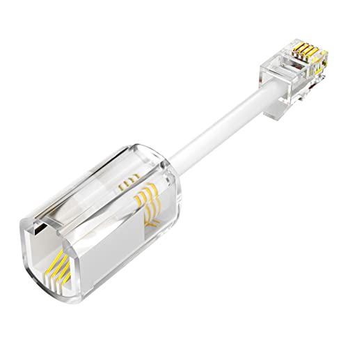 Kalttoy Drehbares Telefonkabel-Entwirrer, Telefonhörer-Kabel, 360 Grad drehbar, Hörerkabel, Anti-Wicklung von Kalttoy