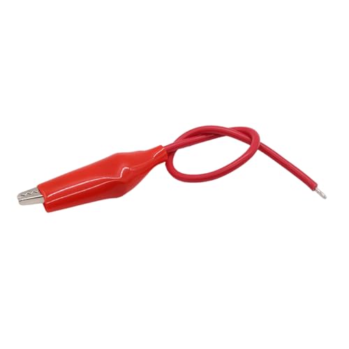 Kalttoy Krokodilklemme, elektrische Messleitungen, einendiger Clip, Jumperdraht für Schaltungsanschluss, elektrisch Kalttoy Krokodilklemme, elektrische Messleitungen, einendiger Clip, Jumperdraht für Schaltungsanschluss, elektrisch von Kalttoy