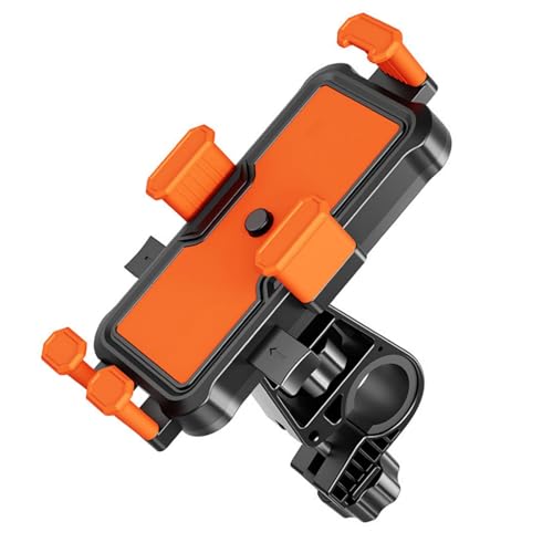 Kalttoy Motorrad-Lenker/Rückansicht montierte Handy-Wiegen, Roller, Fahrrad, stoßfest, Ständer, Halterung, 360 Grad drehbar Kalttoy Motorrad-Lenker/Rückansicht montierte Handy-Wiegen, Roller, Fahrrad, stoßfest, Ständer, Halterung, 360 Grad drehbar von Kalttoy