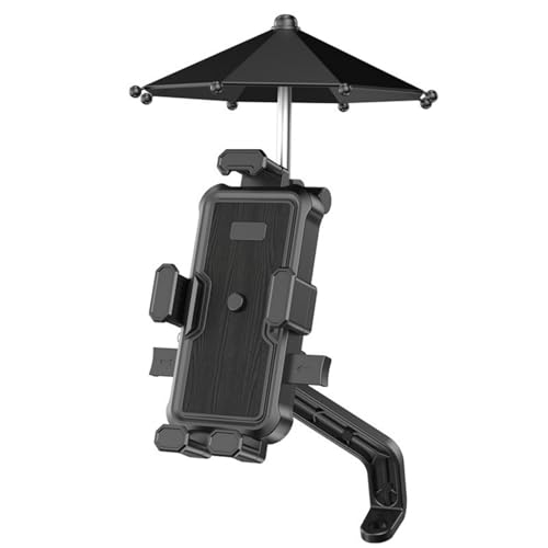 Kalttoy Motorrad-Lenker/Rückansicht montierte Handy-Wiegen, Roller, Fahrrad, stoßfest, Ständer, Halterung, 360 Grad drehbar Kalttoy Motorrad-Lenker/Rückansicht montierte Handy-Wiegen, Roller, Fahrrad, stoßfest, Ständer, Halterung, 360 Grad drehbar von Kalttoy