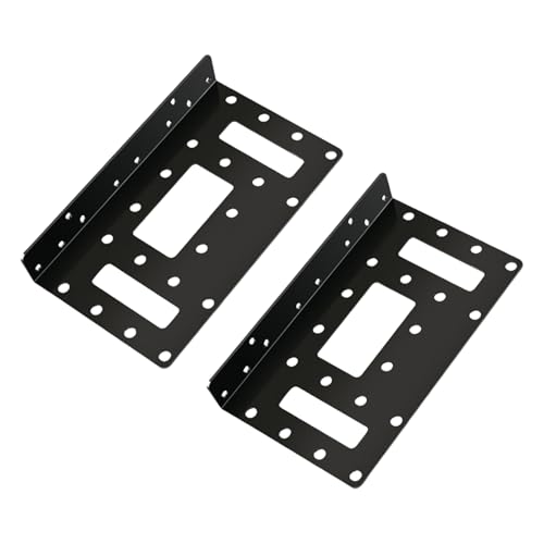 Kalttoy Stahl-Festplattenkäfig, 6,3 cm (2,5 Zoll), 8,9 cm (3,5 Zoll), hohe Kapazität, interne Montage, Erweiterungshalterung für Gaming, Video, Datenspeicherung von Kalttoy