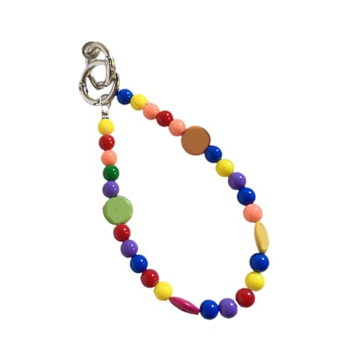 Kalttoy Uni-Handy-Halterung mit Perlen, stilvolle Crossbody-Kette, allgemeiner Handygurt, mit Perlen besetzt, für den Außenbereich von Kalttoy