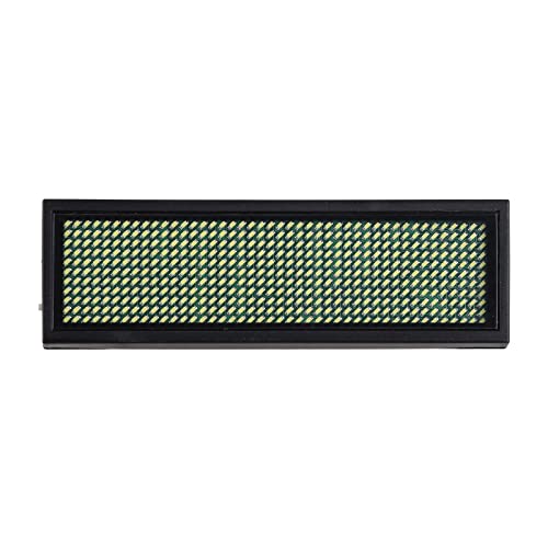 LED-Name, 44 x 11 Pixel, wiederaufladbarer LED-Visitenkarten-Bildschirm mit USB-Programmierung, digitales Schild-Display für Restaurant von Kalttoy