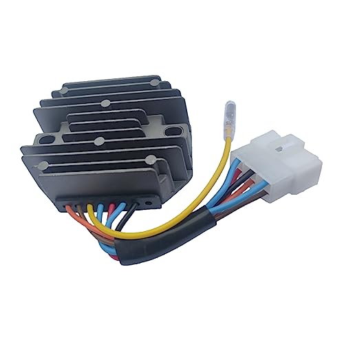 Motorrad Aluminium 12 V Stromregler Gleichrichter Stabilisator kompatibel mit 119653-7771011 119640-77711 RS5121 Motorrad Aluminium 12 V Stromregler Gleichrichter Stabilisator kompatibel mit 119653-7771011 119640-77711 RS5121 von Kalttoy