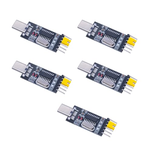 USB-auf-Seriellen-Modul-CH340G-Modul-Adapterplatine, USB-auf-Seriell-Port-Modul zum Herunterladen von Mikrocontrollern, 5 Stück USB-auf-Seriellen-Modul-CH340G-Modul-Adapterplatine, USB-auf-Seriell-Port-Modul zum Herunterladen von Mikrocontrollern, 5 Stück von Kalttoy