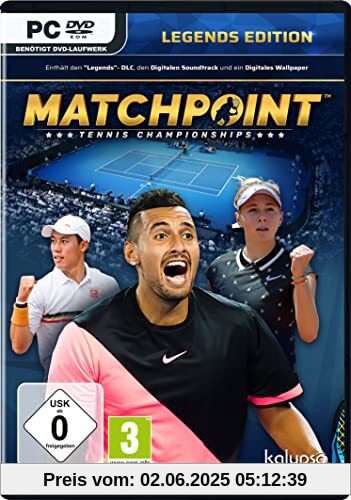 Matchpoint - Tennis Championships Legends Edition (PC) (64-Bit) von Kalypso