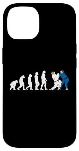 Evolution Judo Judoka Karate Taekwondo Aikido Ju-Jutsu Hülle für iPhone 14 von Kampfsport Sport und Freizeit Training Geschenke