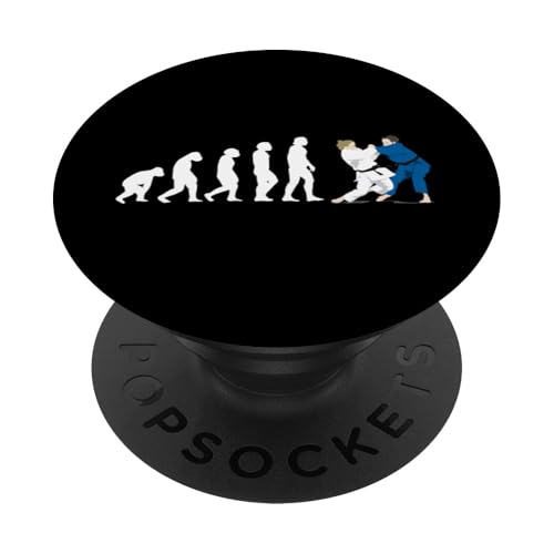 Evolution Judo Judoka Karate Taekwondo Aikido Ju-Jutsu PopSockets Klebender PopGrip von Kampfsport Sport und Freizeit Training Geschenke