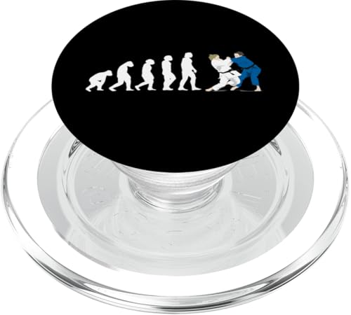 Evolution Judo Judoka Karate Taekwondo Aikido Ju-Jutsu PopSockets PopGrip für MagSafe von Kampfsport Sport und Freizeit Training Geschenke
