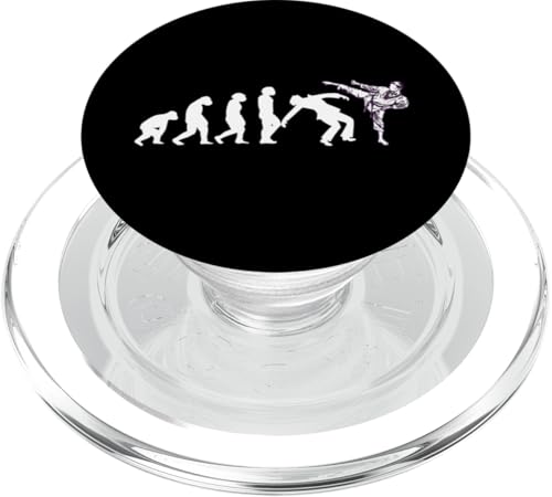 Evolution Karate Taekwondo Aikido Ju Jutsu Judo Kung Fu PopSockets PopGrip für MagSafe von Kampfsport Sport und Freizeit Training Geschenke