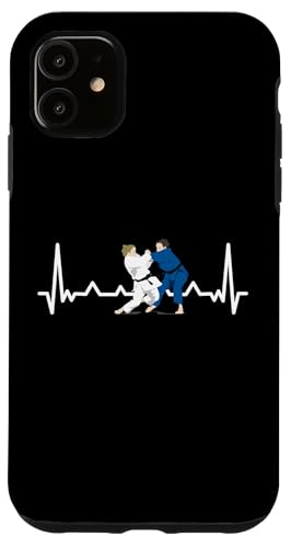 Herzschlag Judo Judoka Karate Taekwondo Aikido Ju-Jutsu fun Hülle für iPhone 11 von Kampfsport Sport und Freizeit Training Geschenke