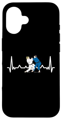 Herzschlag Judo Judoka Karate Taekwondo Aikido Ju-Jutsu fun Hülle für iPhone 16 Herzschlag Judo Judoka Karate Taekwondo Aikido Ju-Jutsu fun Hülle für iPhone 16 von Kampfsport Sport und Freizeit Training Geschenke