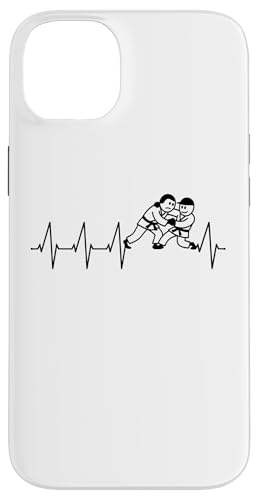 Judoka Taekwondo Karate Aikido Ju-Jutsu Herzschlag Judo Hülle für iPhone 14 Plus von Kampfsport Sport und Freizeit Training Geschenke