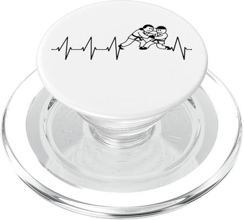 Judoka Taekwondo Karate Aikido Ju-Jutsu Herzschlag Judo PopSockets PopGrip für MagSafe Judoka Taekwondo Karate Aikido Ju-Jutsu Herzschlag Judo PopSockets PopGrip für MagSafe von Kampfsport Sport und Freizeit Training Geschenke