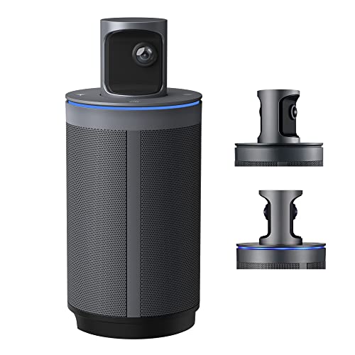 KanDao Meeting 360 (2025) Video Conference Room Camera, 1080P HD 360° Automatic Speaker Focus & Smart Zooming Conference System, Noise-Cancelling Microphones & Hi-Fi Speakers Meeting Room Camera von KanDao
