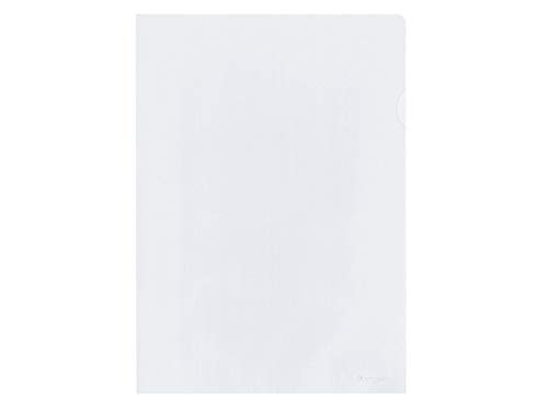 Kangaro PP-Kunstoff Aktenhülle/Plastikhülle DIN A4 genarbt Transparent extra stark (120 µ), 31.5x23.7x3.5 von Kangaro