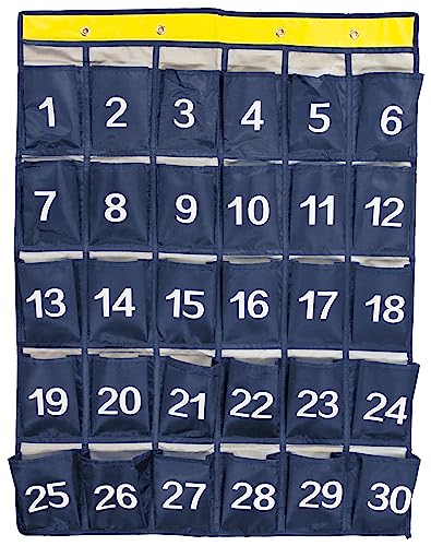 Kangaro nummerierte Taschen, Klassenzimmer Handy-Taschen Um an der Tür oder an der Wand aufzuhängen, mit mitgelieferten Haken. 30 Fächer 79 x 60 cm Kangaro nummerierte Taschen, Klassenzimmer Handy-Taschen Um an der Tür oder an der Wand aufzuhängen, mit mitgelieferten Haken. 30 Fächer 79 x 60 cm von Kangaro
