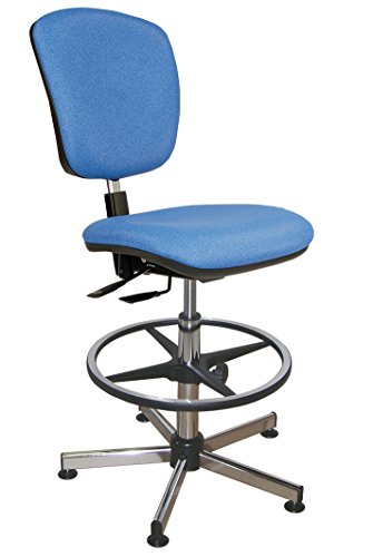 Kango 4DL40GHLP01505 Asynchronous Chair, Chrome 5-Branch Reinforced Base with Glides von Kango