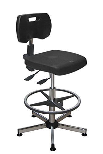 Kango 7NG40GHLP01905 Asynchronous Chair, Chrome 5-Branch Reinforced Base with Articulated Glides von Kango