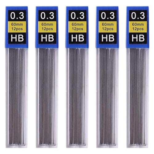 Kangtm 0,3 mm Bleistiftminen, 5 Stück/Set, Perfekt für Büroschreibwaren und Schulbedarf Kangtm 0,3 mm Bleistiftminen, 5 Stück/Set, Perfekt für Büroschreibwaren und Schulbedarf von Kangtm